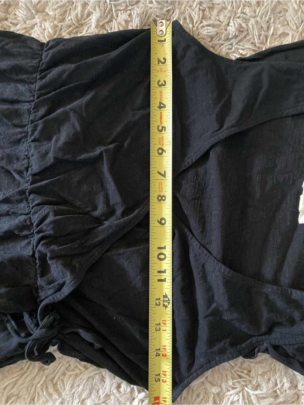 Pact Organic Black Easy Slub Wrap Dress Size Small - Picture 5 of 7